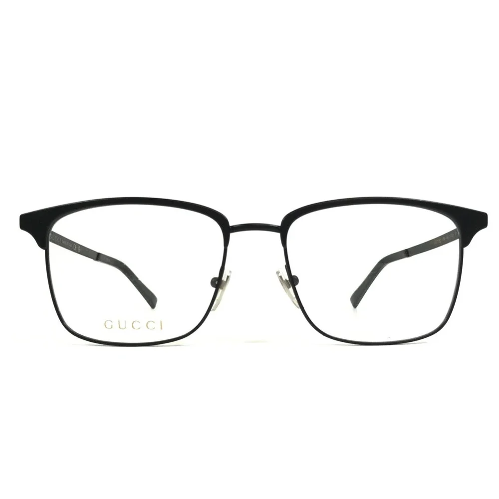 Gucci Eyeglasses Frames GG2135O 006 Matte Black Square Full Rim 56-18-155